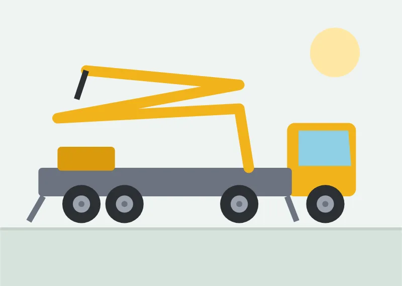 Kiralık Mobil Beton Pompası (Döküm Başı) – Operatörlü