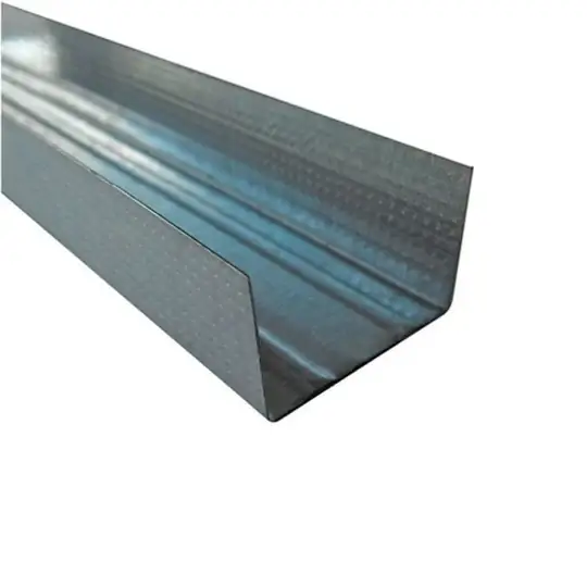 Duvar U Alçıpan Profili 75mm 3m (12'li Paket)